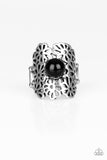 Paparazzi Flower Shower - Ring Black Box 84