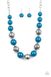 Paparazzi Floral Fusion - Necklace Blue Box 91