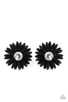 Paparazzi Sunshiny DAIS-y - Earrings Black Box 49