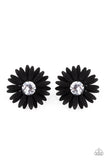 Paparazzi Sunshiny DAIS-y - Earrings Black Box 49