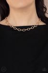 Paparazzi Craveable Couture - Choker Necklace Gold Box 119