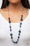 Paparazzi Timelessly Tailored - Necklace Blue Box 20