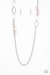 Paparazzi Flirty Foxtrot - Necklace Pink Box 114