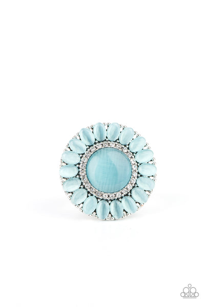 Paparazzi Elegantly Eden - Ring Blue Box 98