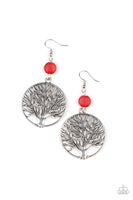 Paparazzi Bountiful Branches - Earrings Red Box 39
