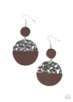 Paparazzi Natural Element - Earrings Brown Box 75