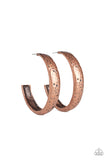 Paparazzi Rustic Revolution -  Earrings Copper Box 58