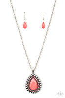 Paparazzi DROPLET Like Its Hot - Necklace Pink Box 140