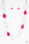 Paparazzi Modern Day Malibu - Necklace Pink Box 27