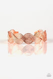 Paparazzi Braided Brilliance - Bracelet Copper Cuff Box 29