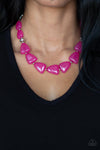 Paparazzi Tenaciously Tangy - Necklace Pink Box 138