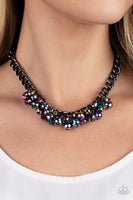 Paparazzi Galactic Knockout Oil Spill Necklace Multi Box 118