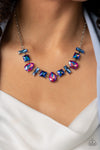 Paparazzi Interstellar Ice - Necklace Pink LOP Exclusive Box 11