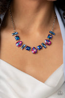Paparazzi Interstellar Ice - Necklace Pink LOP Exclusive Box 11