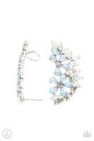 Paparazzi Garden Party Powerhouse - Earrings Ear Crawlers Blue Box 128