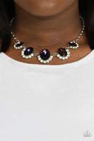 Paparazzi The Queen Demands It - Necklace Purple Box 106
