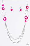 Paparazzi Tropical Sunsets - Necklace Pink Box 24